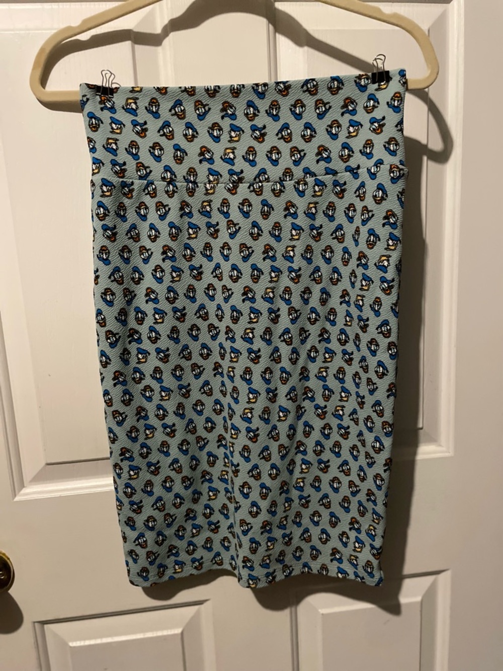 LuLaRoe Light Blue Printed Pencil Skirt